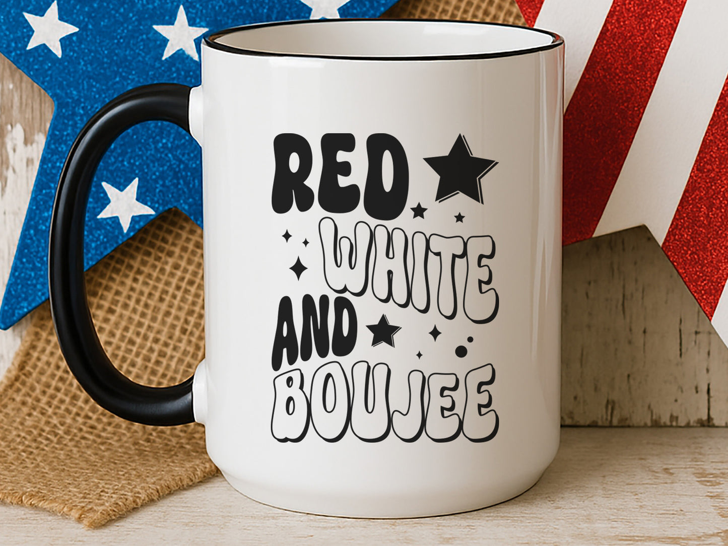Red White and Boujee, Fourth of July SVG