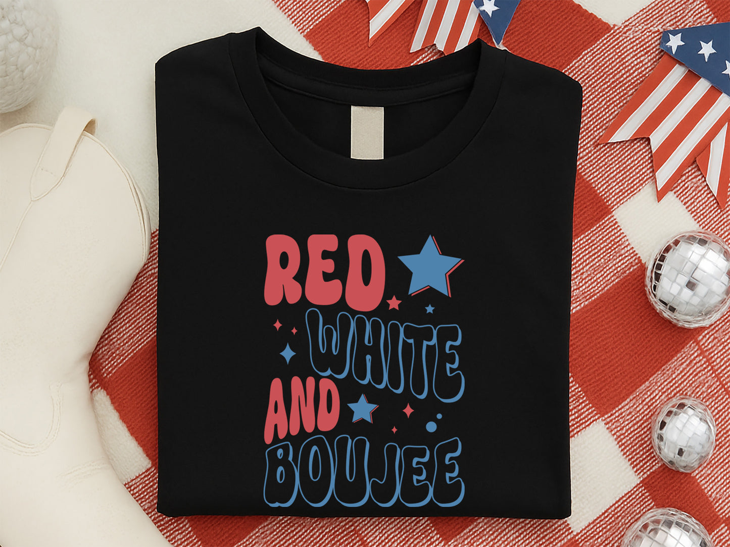 Red White and Boujee, Fourth of July SVG