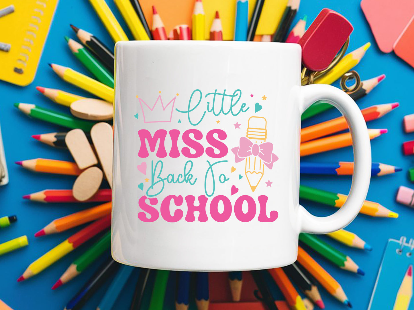 Retro Little Miss Back To School SVG