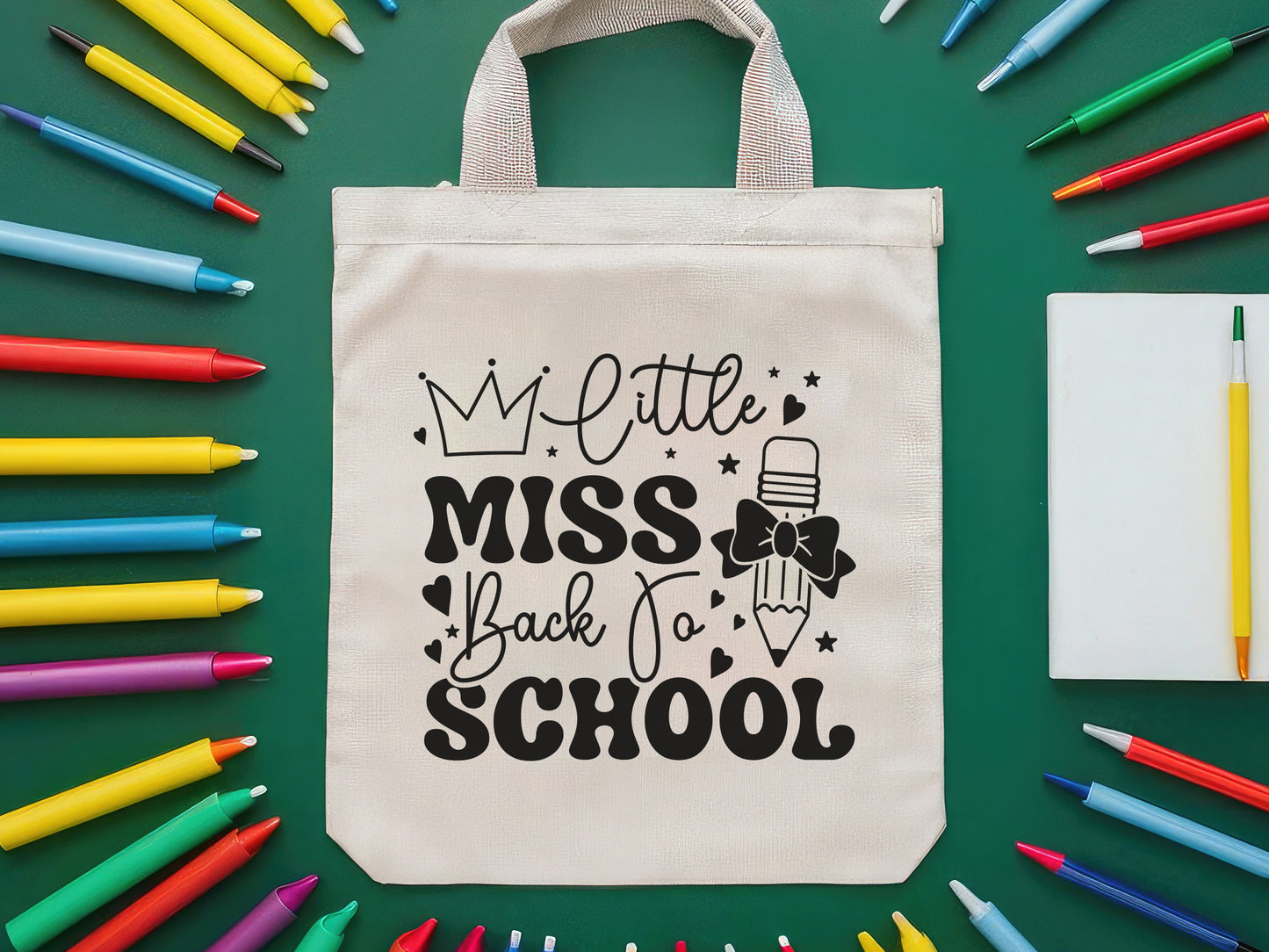 Retro Little Miss Back To School SVG