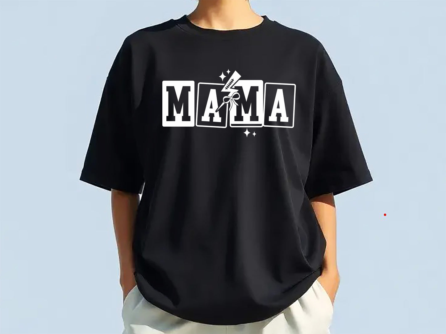 Retro Mama Football SVG Design