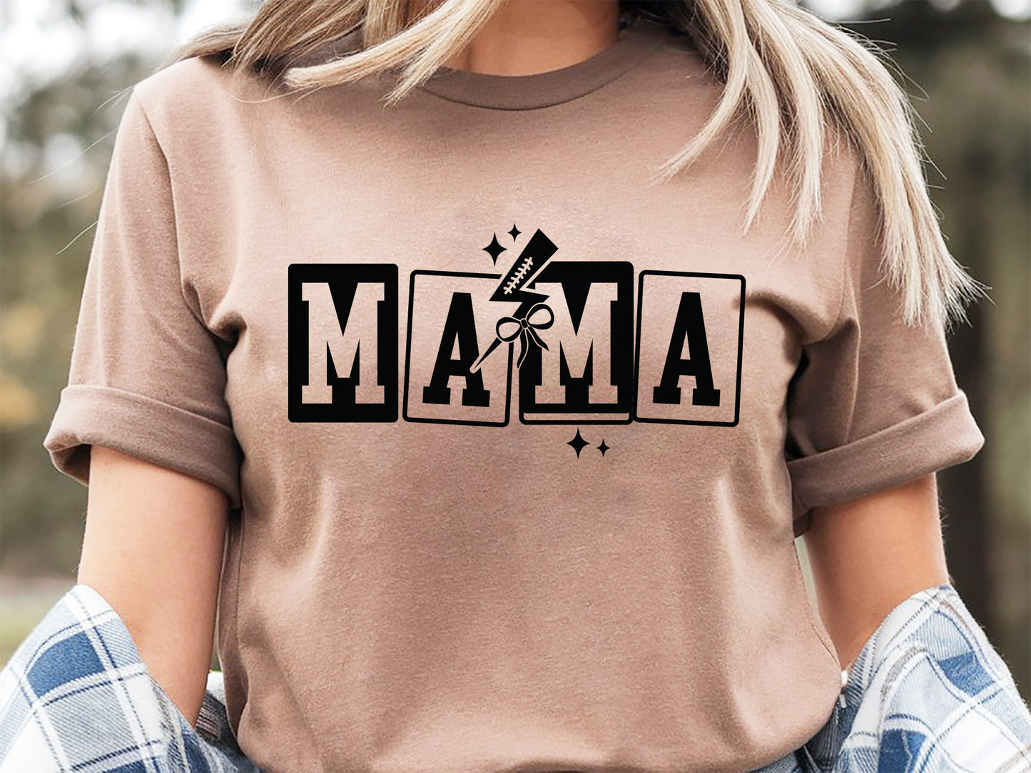Retro Mama Football SVG Design