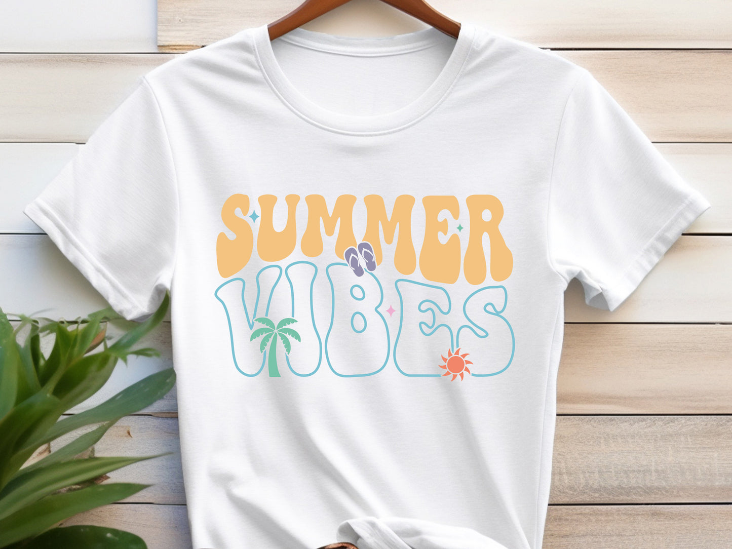 Retro Summer Vibes SVG Design
