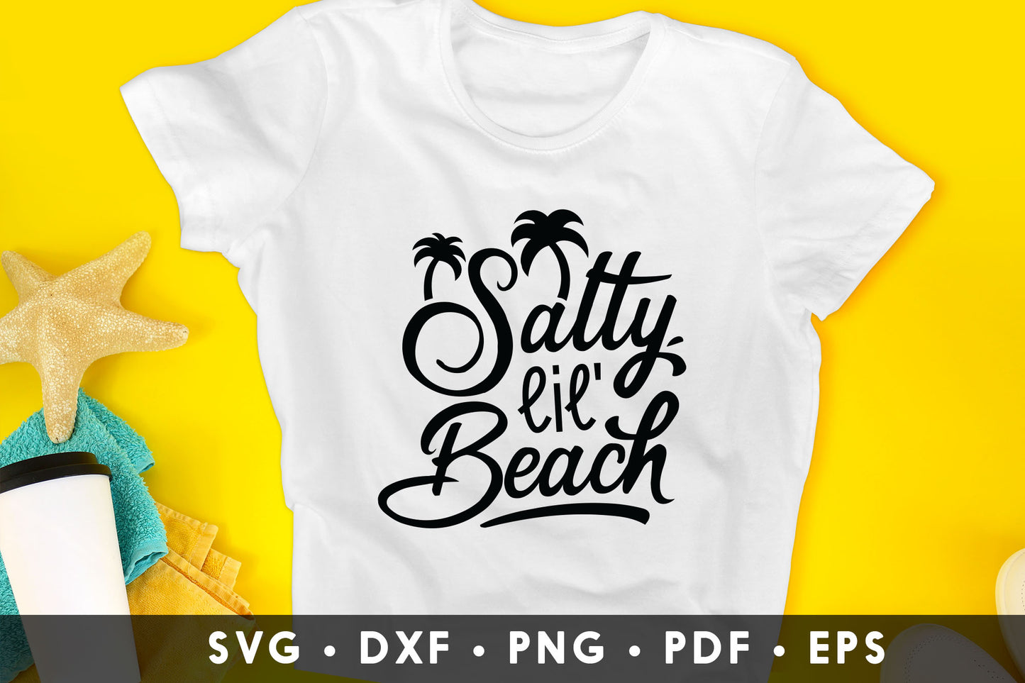 Salty Lil Beach SVG Cut File