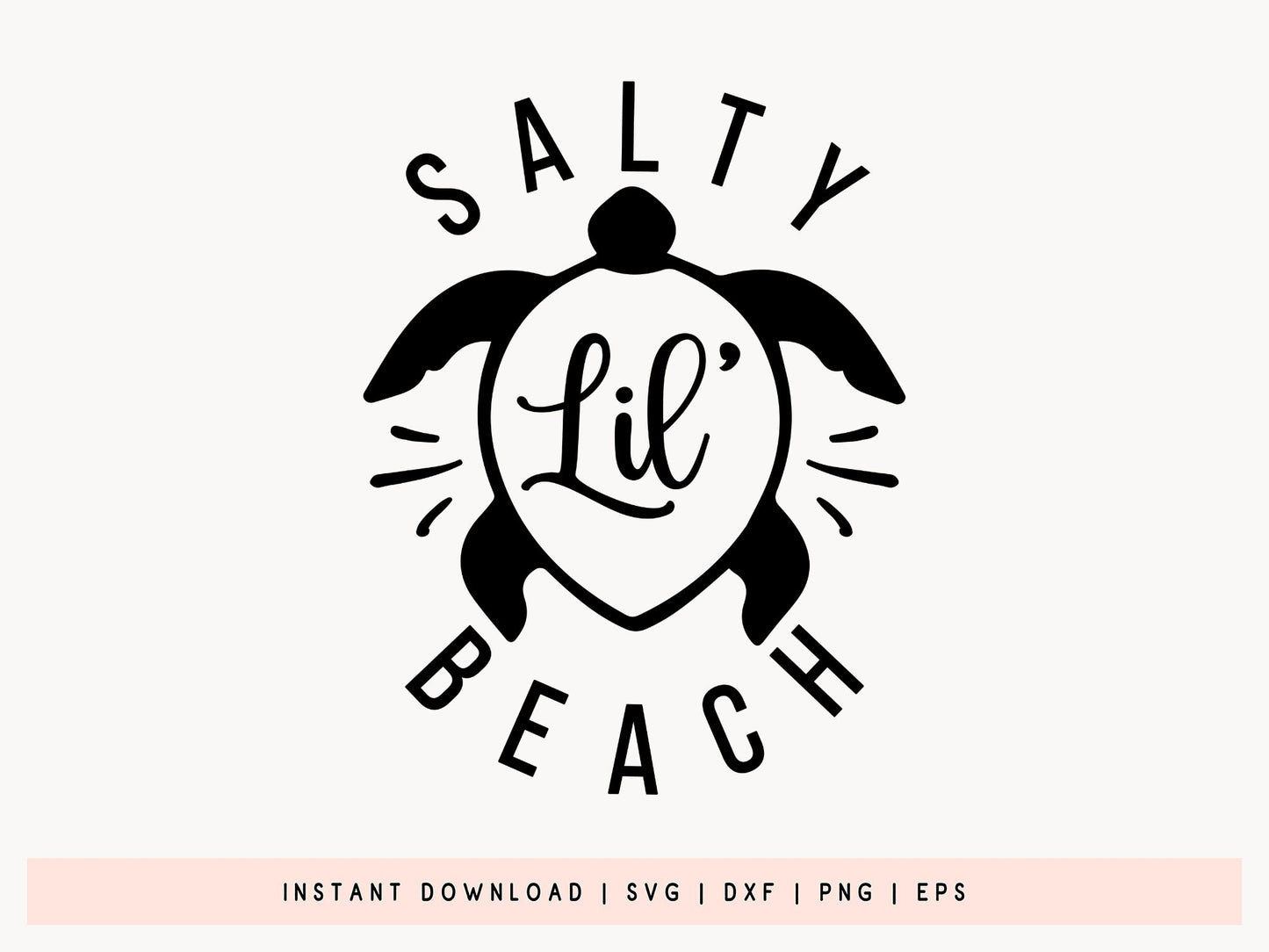 Salty Lil Beach SVG