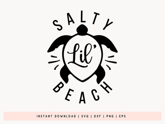 Salty Lil Beach SVG