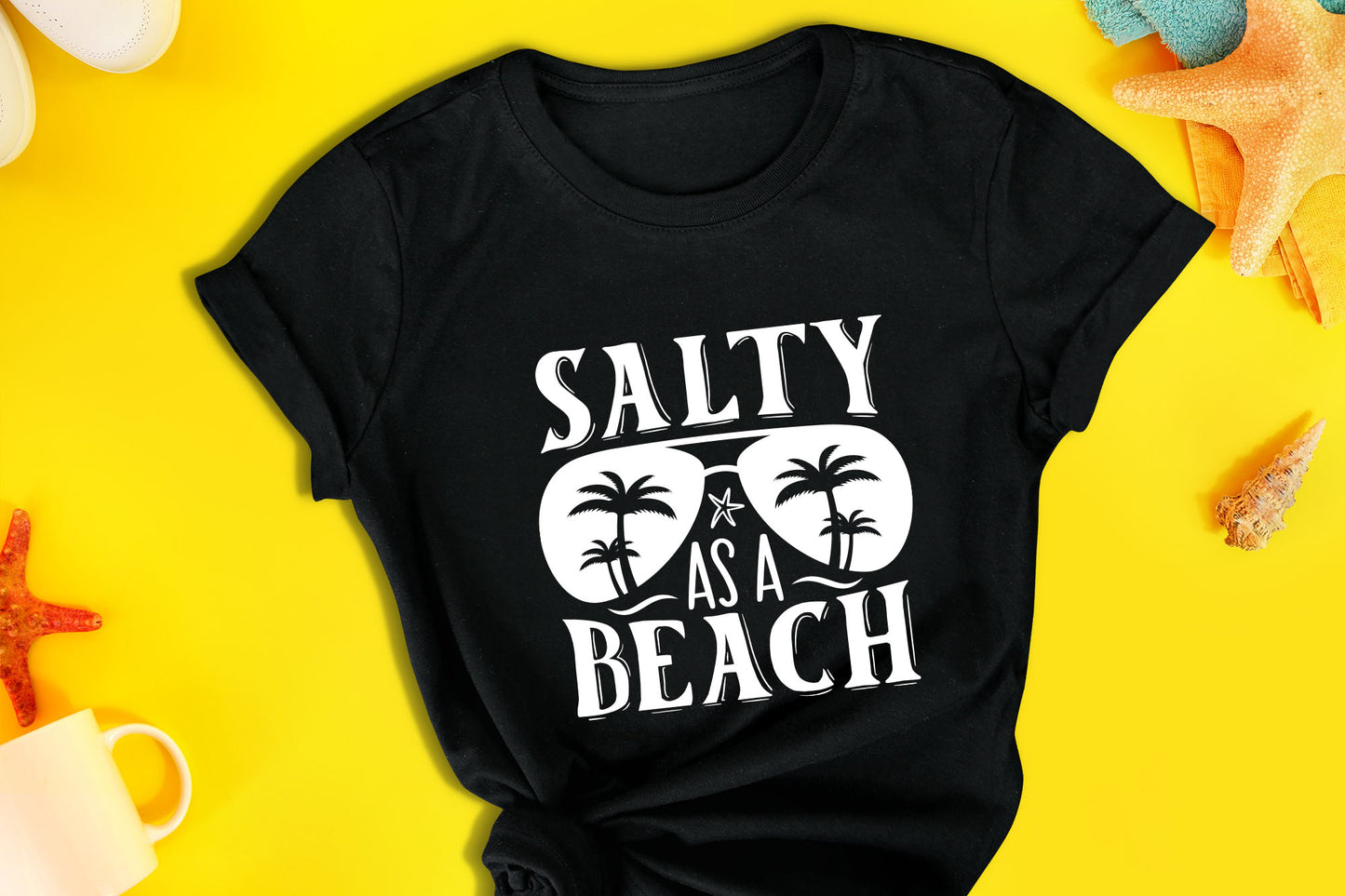 Salty as a Beach SVG Design
