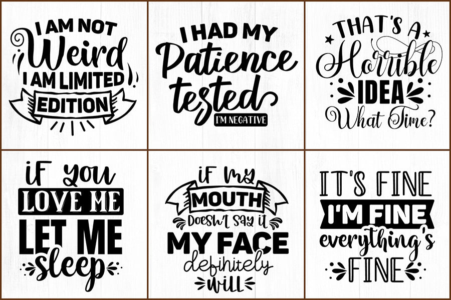 Sarcastic SVG Bundle
