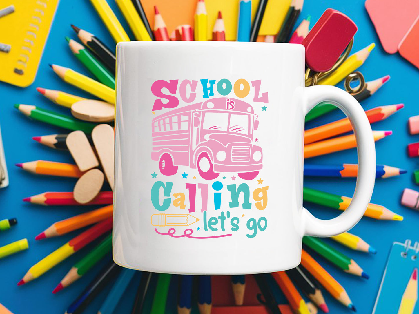 School Is Calling Let's Go, Back to School Quote SVG