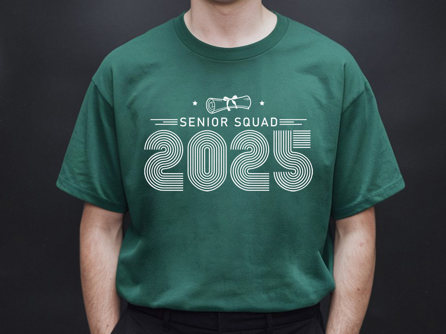 Senior Squad 2025, Graduation SVG Vector