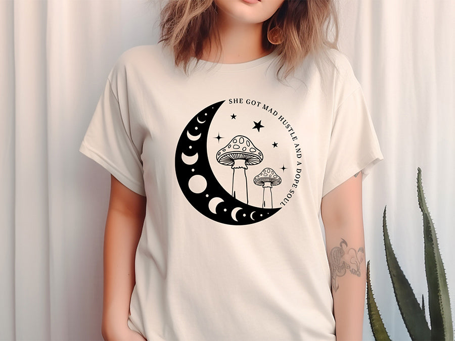 She Got Mad Hustle and a Dope Soul - Boho SVG