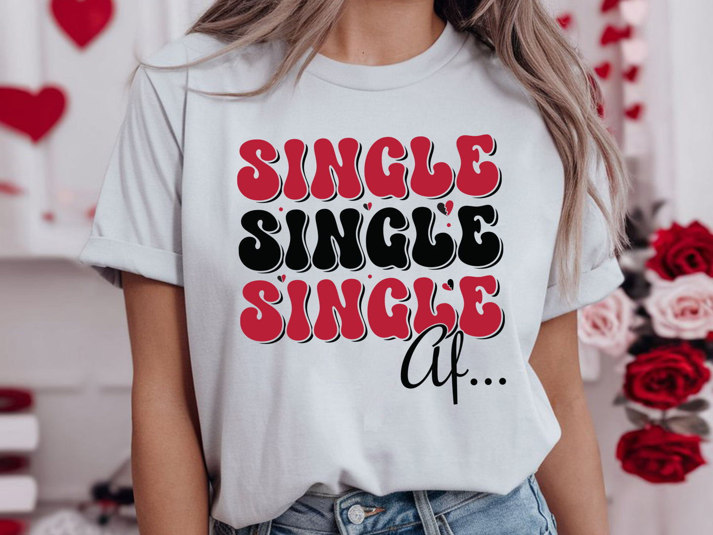 Single Af, Anti Valentine Cutting File SVG