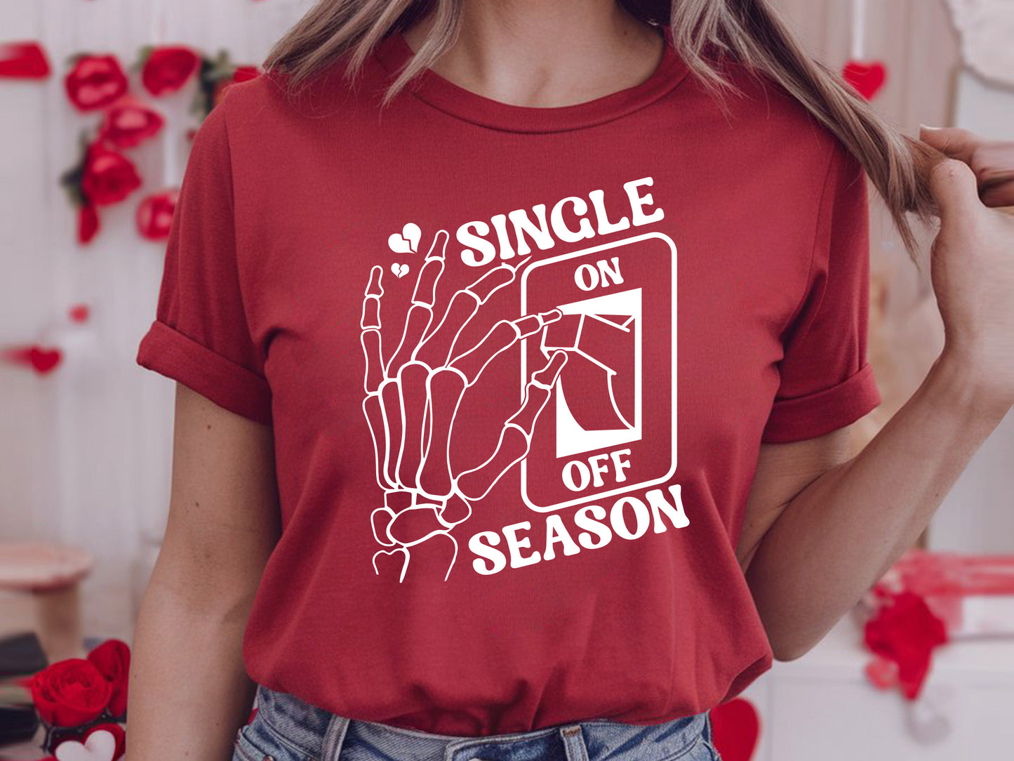 Single On Off Season, Anti Valentine SVG Graphic