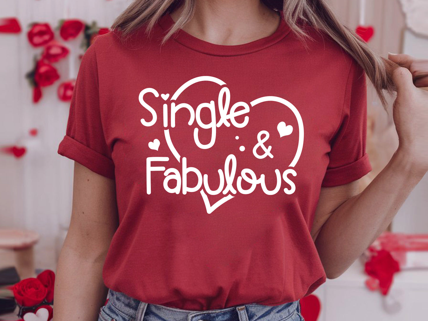 Single & Fabulous SVG Anti Valentines Day Design
