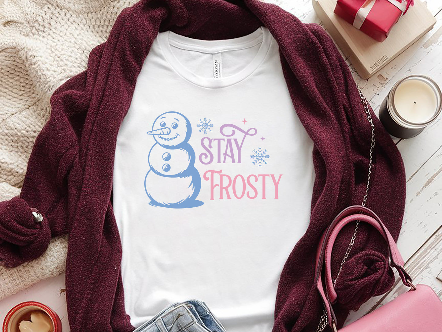 Snowman SVG Design - Stay Frosty