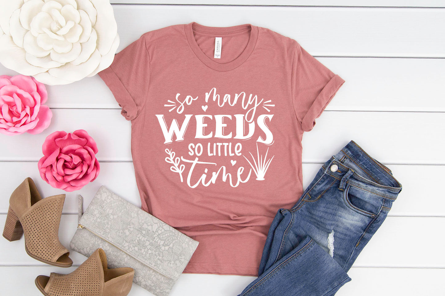 So Many Weeds So Little Time, Gardening SVG Vector