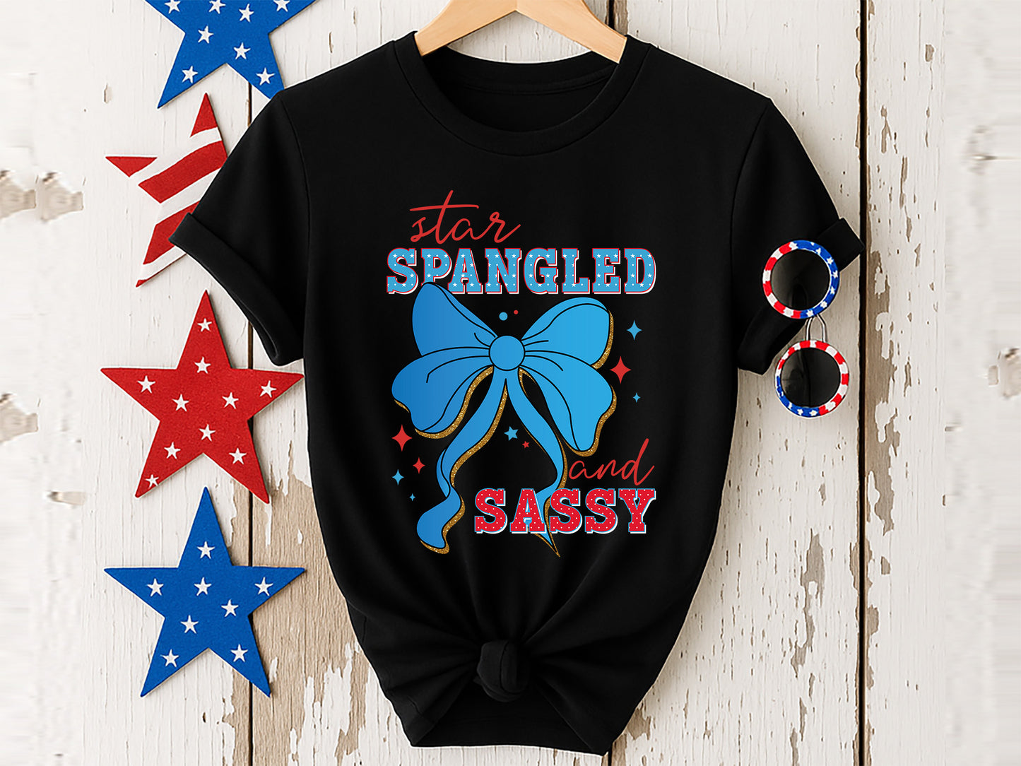 Star Spangled and Sassy, Fourth of July Sublimation