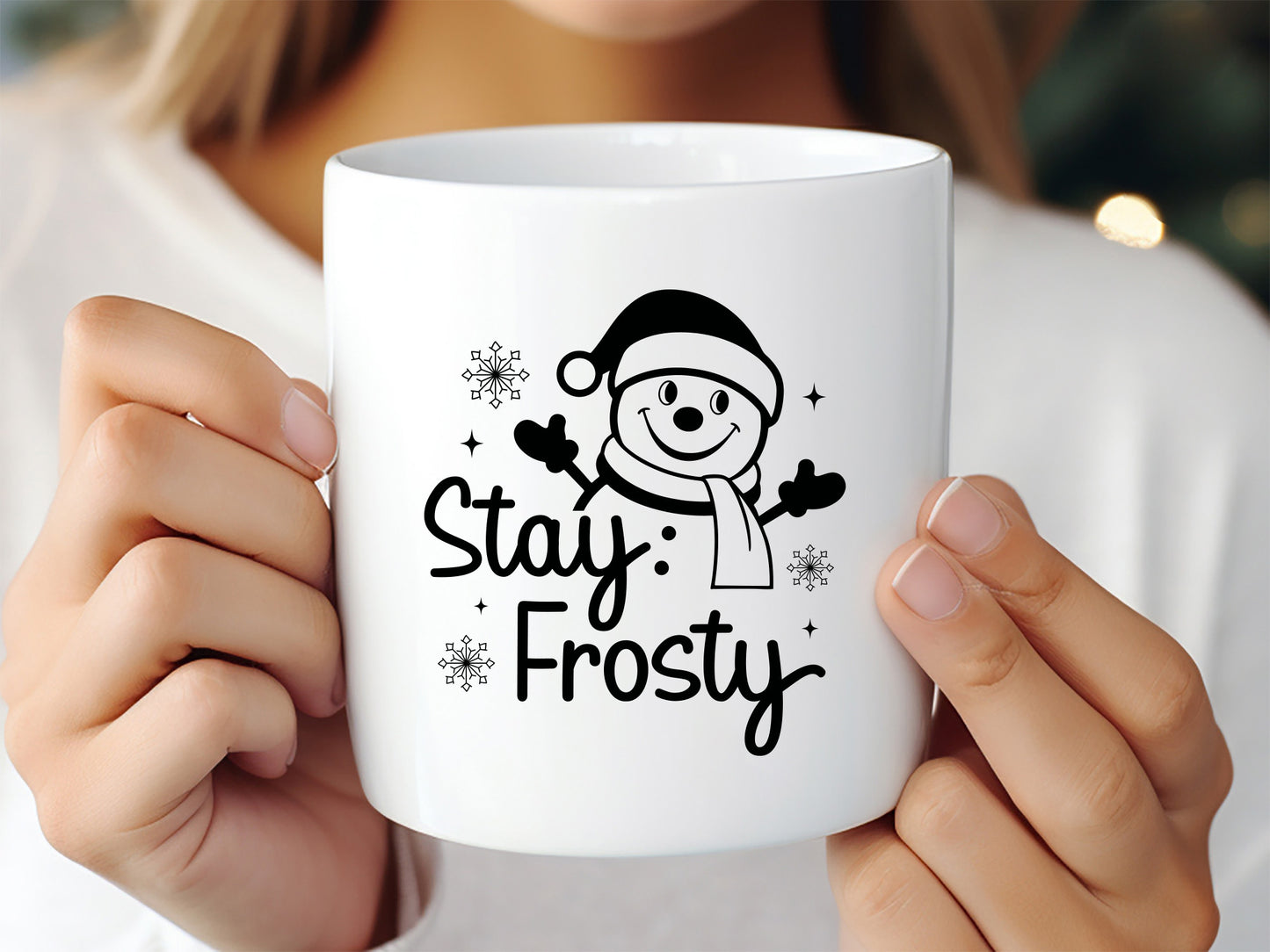Stay Frosty - Snowman Quote SVG