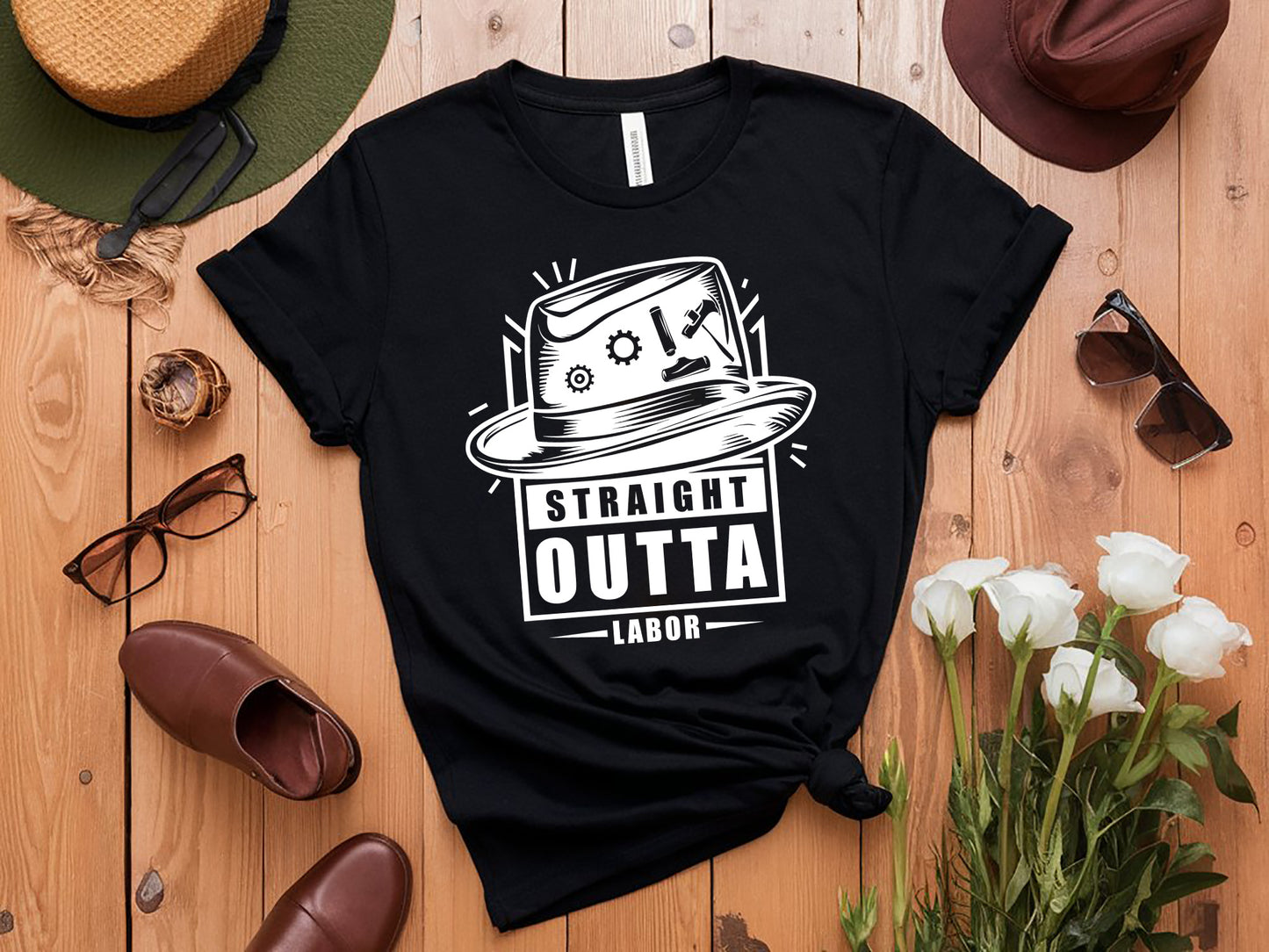 Straight Outta Labor SVG Funny