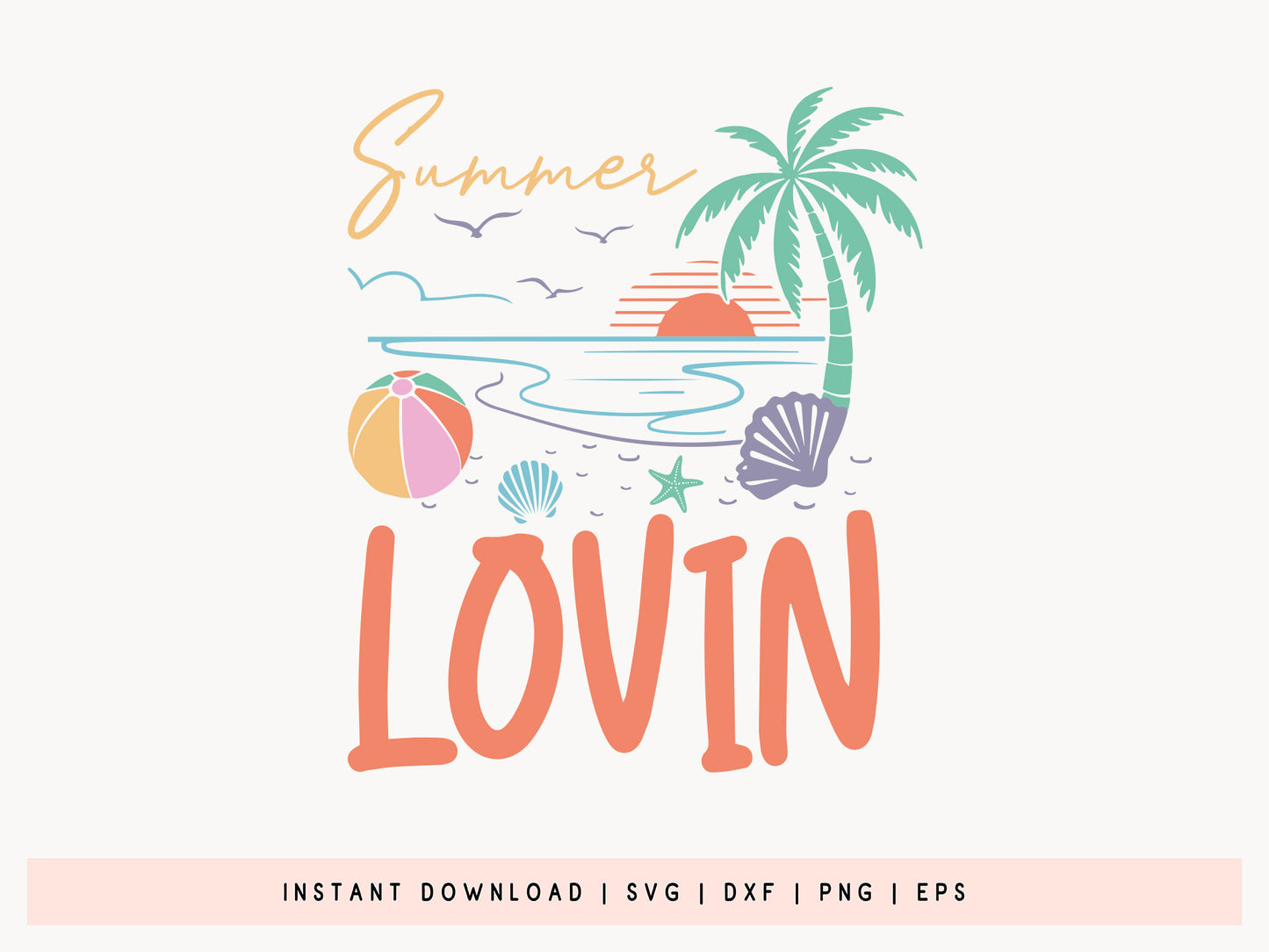 Summer Lovin SVG File