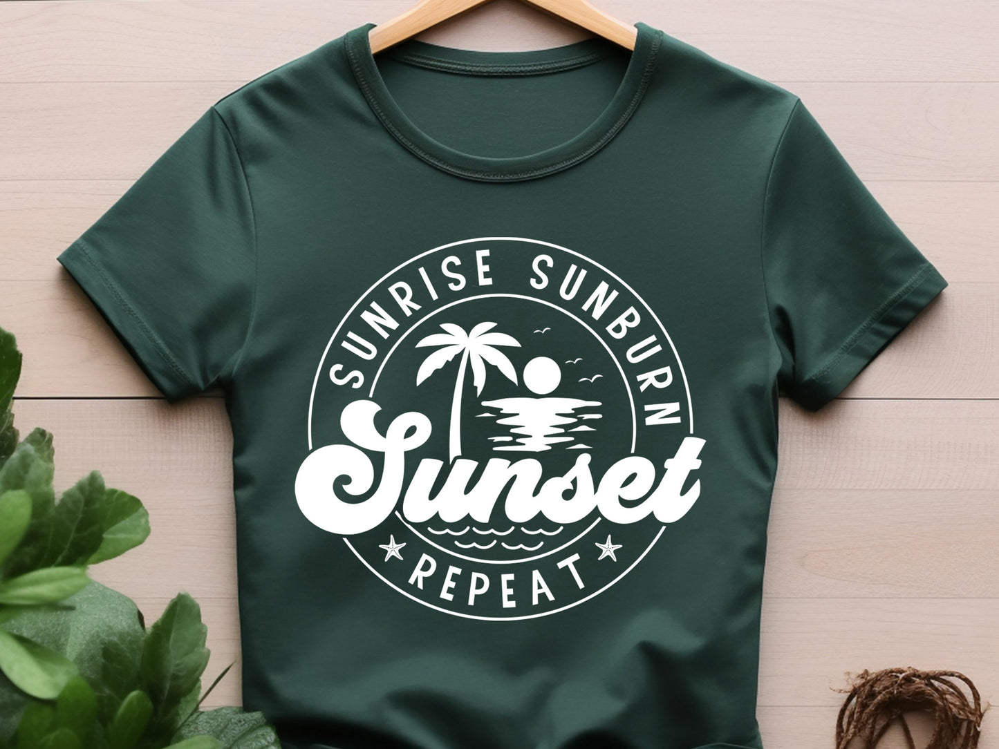 Sunrise Sunburn Sunset Repeat, Summer SVG