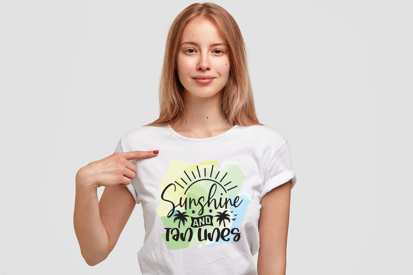 Sunshine and Tan Lines, Summer Sublimation Design