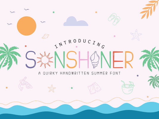 Sunshiner | A Handwritten Summer Font