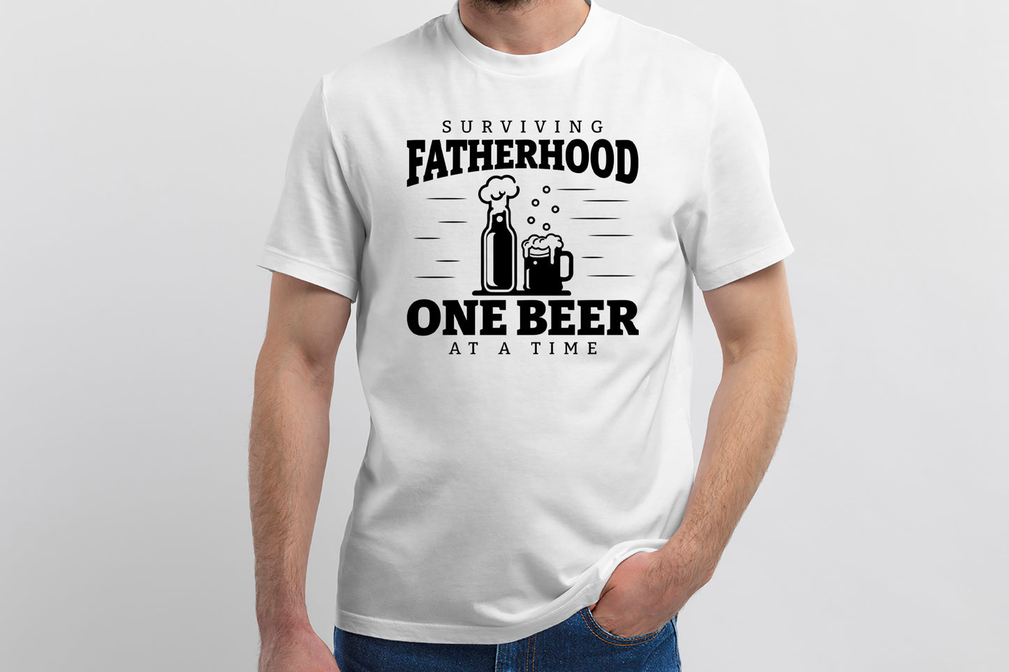 Surviving Fatherhood One Bear at a Time SVG Vector
