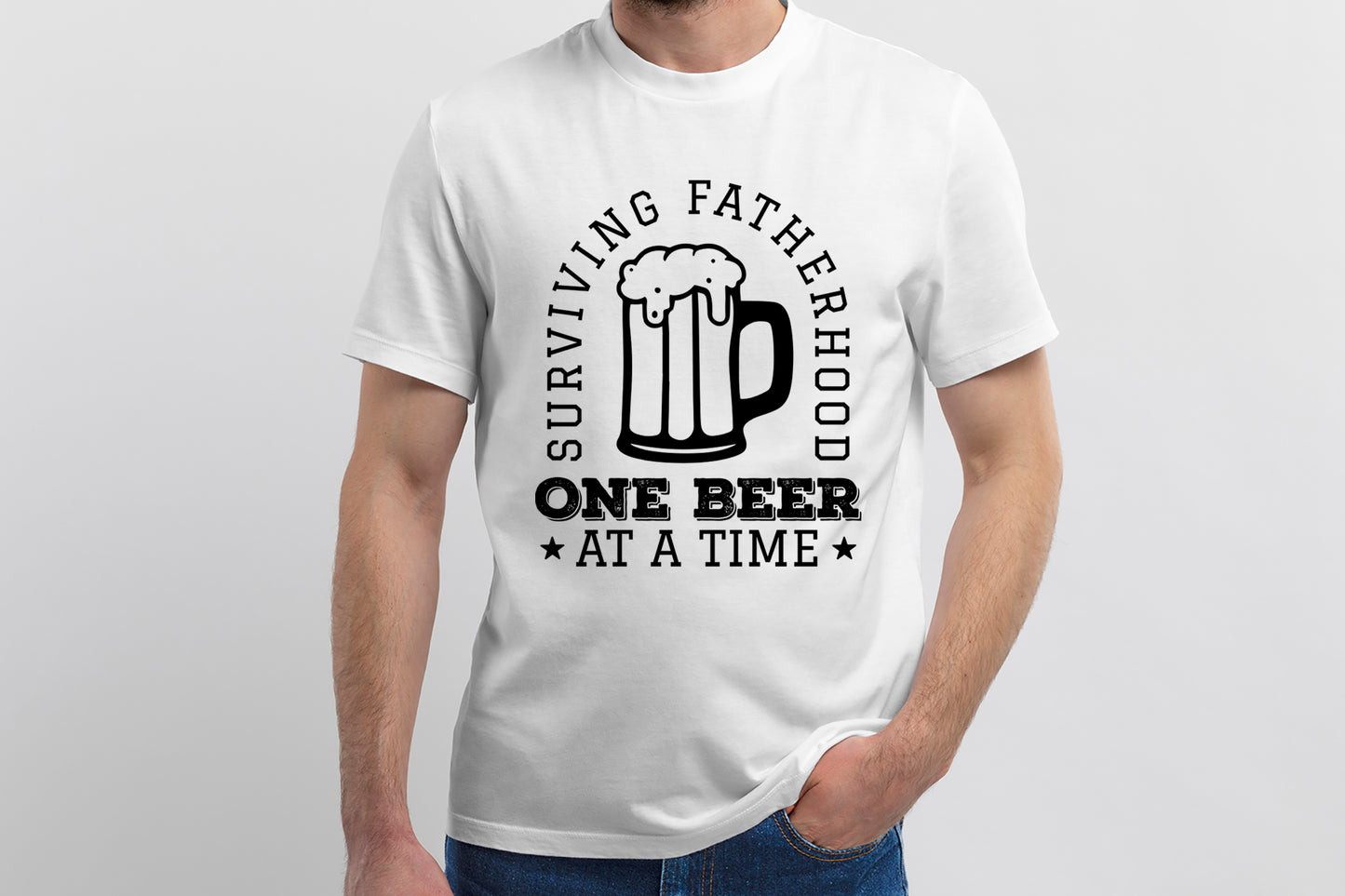 Surviving Fatherhood One Beer at a Time, SVG Fathers Day