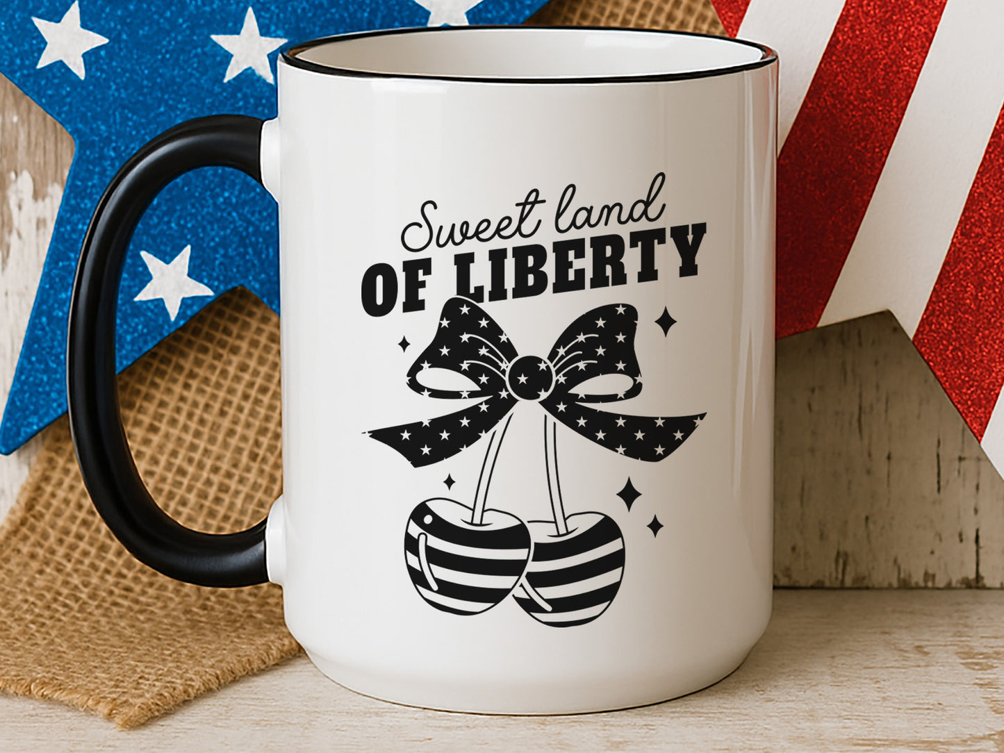 Sweet Land of Liberty, 4th of July Cut File SVG