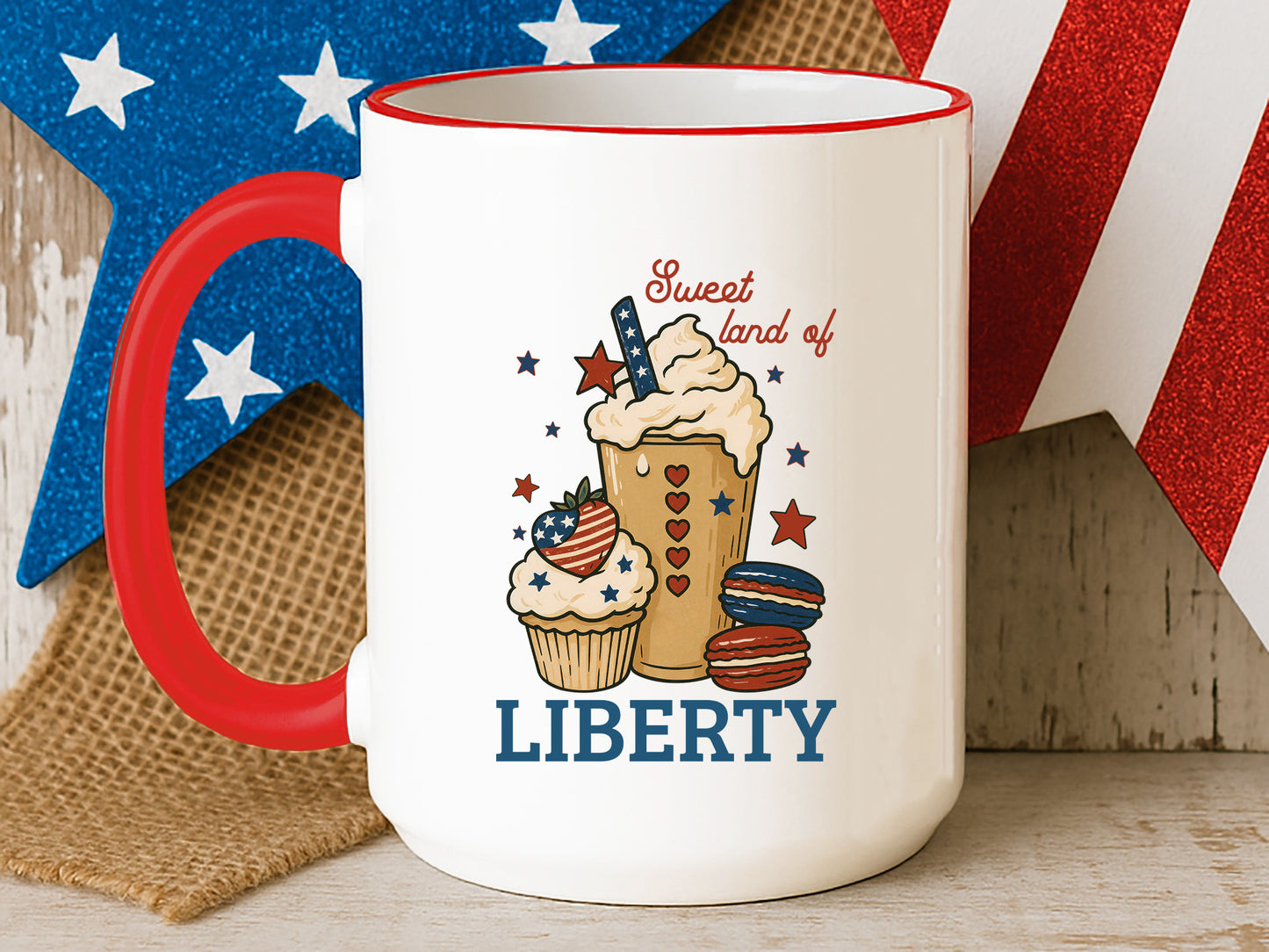 Sweet Land of Liberty, Cute Fourth of July Sublimation