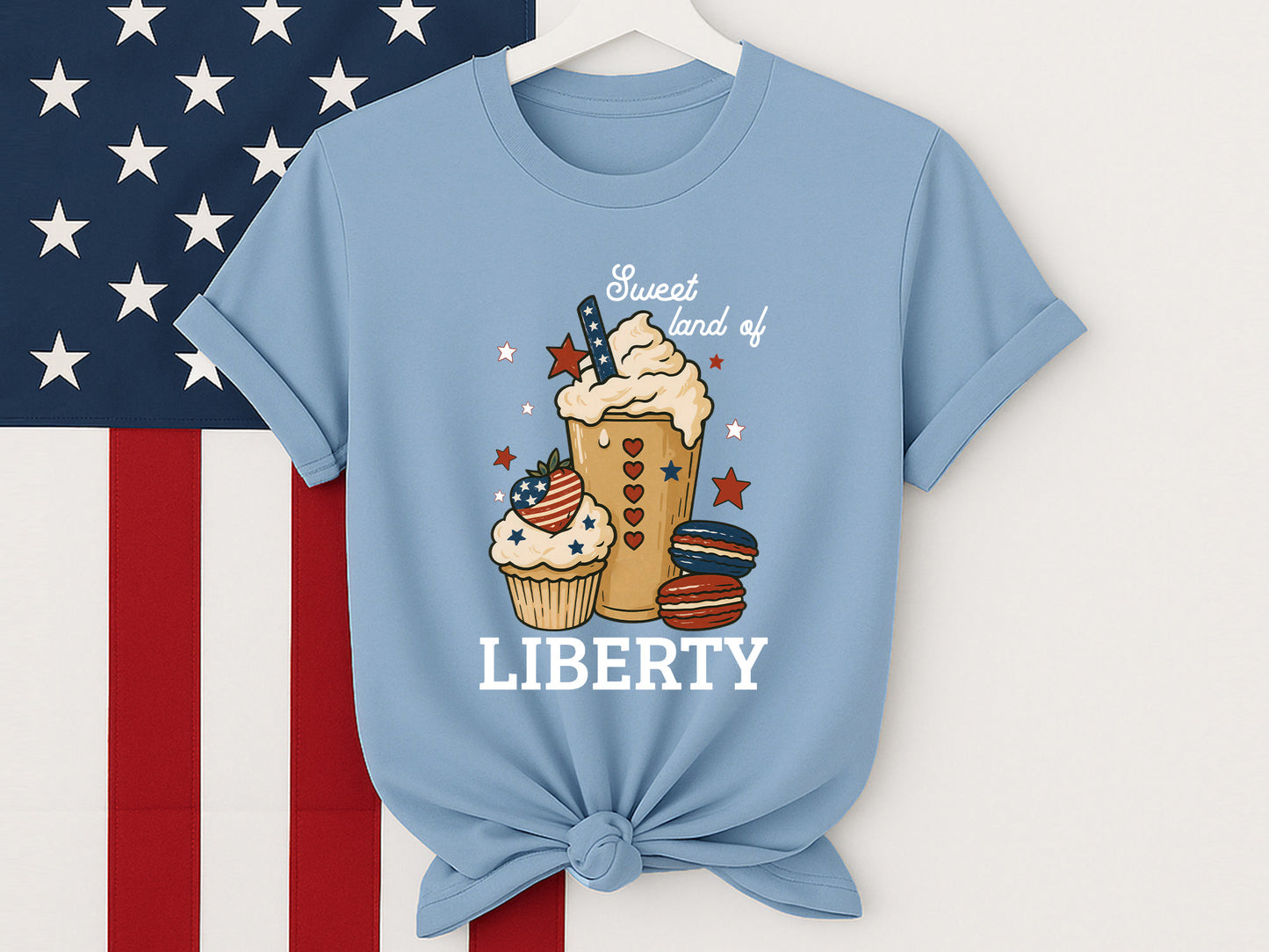 Sweet Land of Liberty, Cute Fourth of July Sublimation