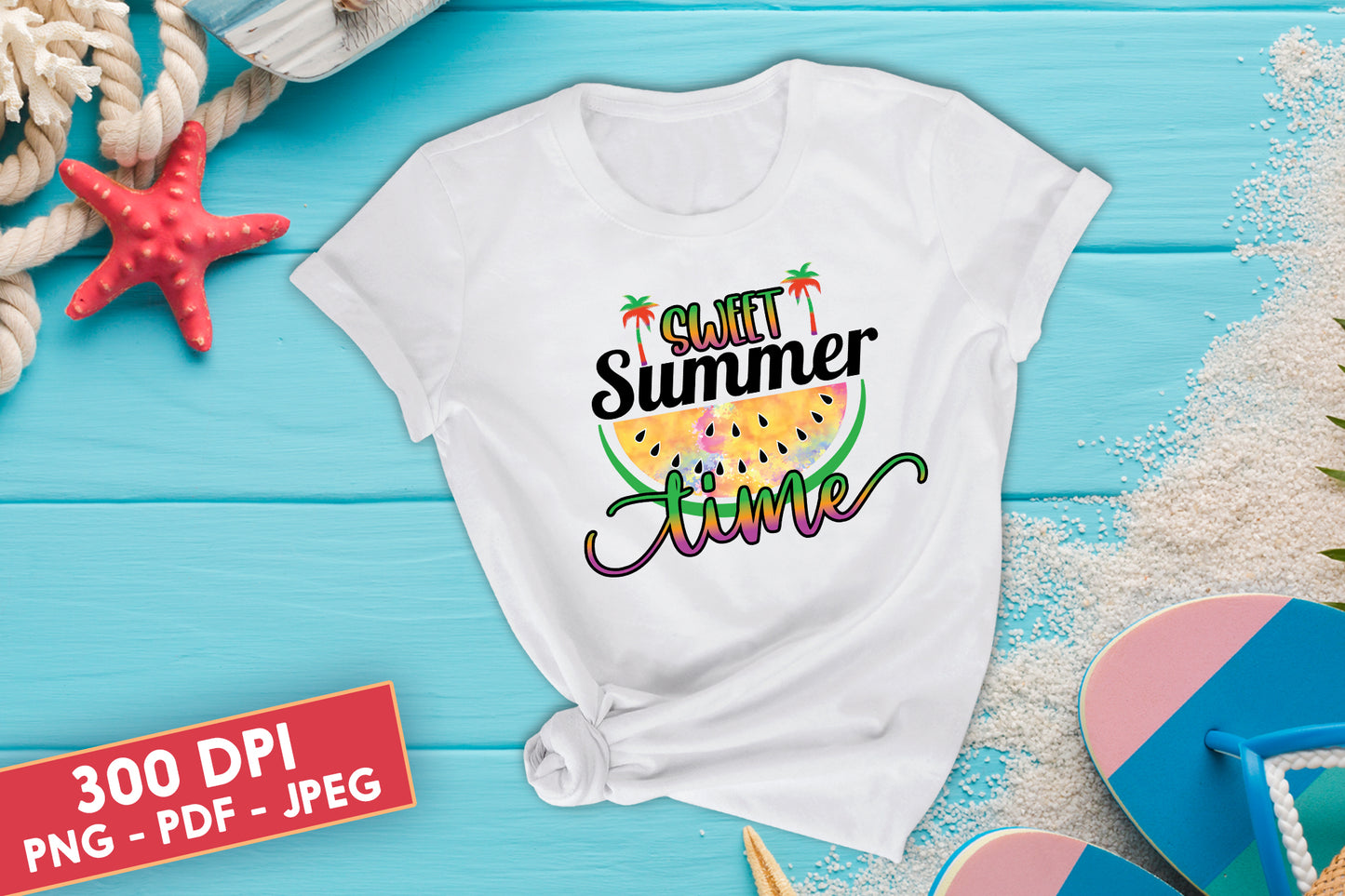 Sweet Summer Time Sublimation Design PNG