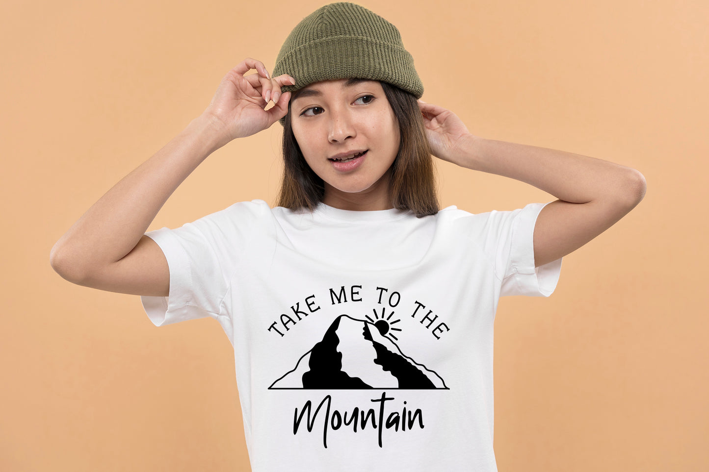 Take Me To The Mountains, Outdoor Cut File SVG