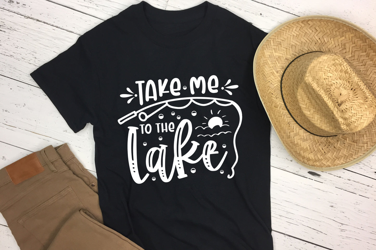 Take Me to the Lake, Fishing Shirt SVG