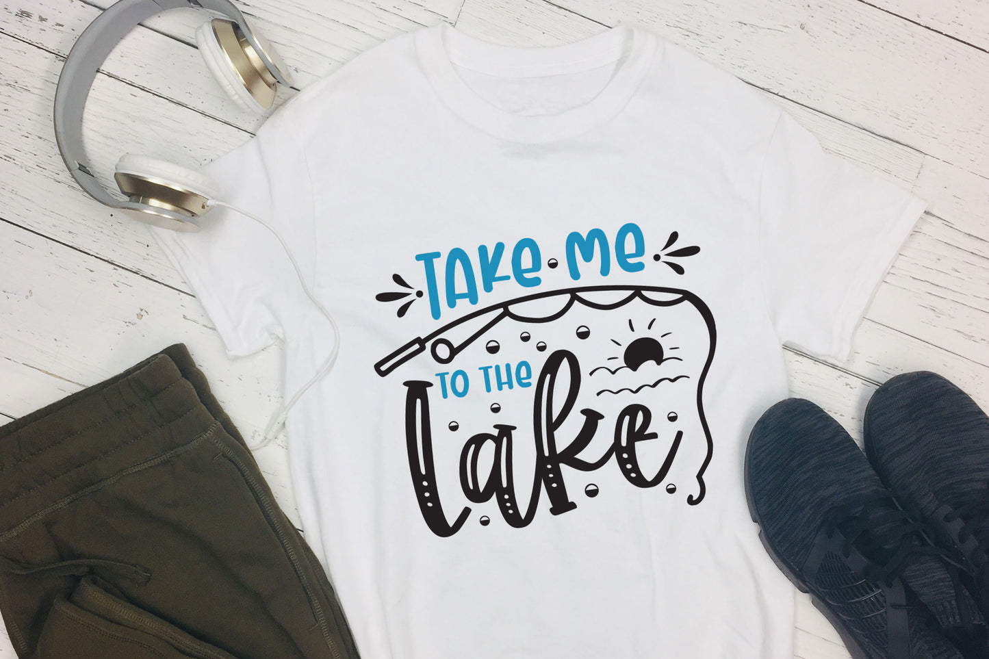 Take Me to the Lake, Fishing Shirt SVG