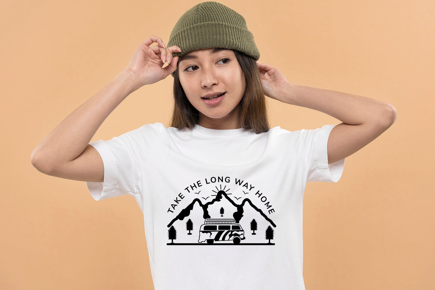 Take the Long Way Home, Outdoor SVG Vector