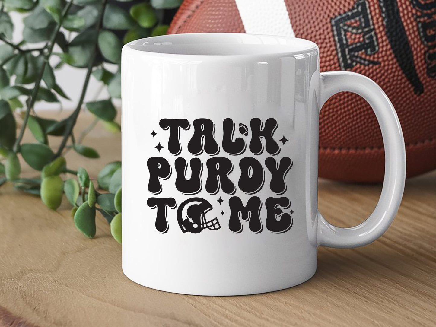 Talk Purdy To Me - Hand Drawn Retro Football SVG