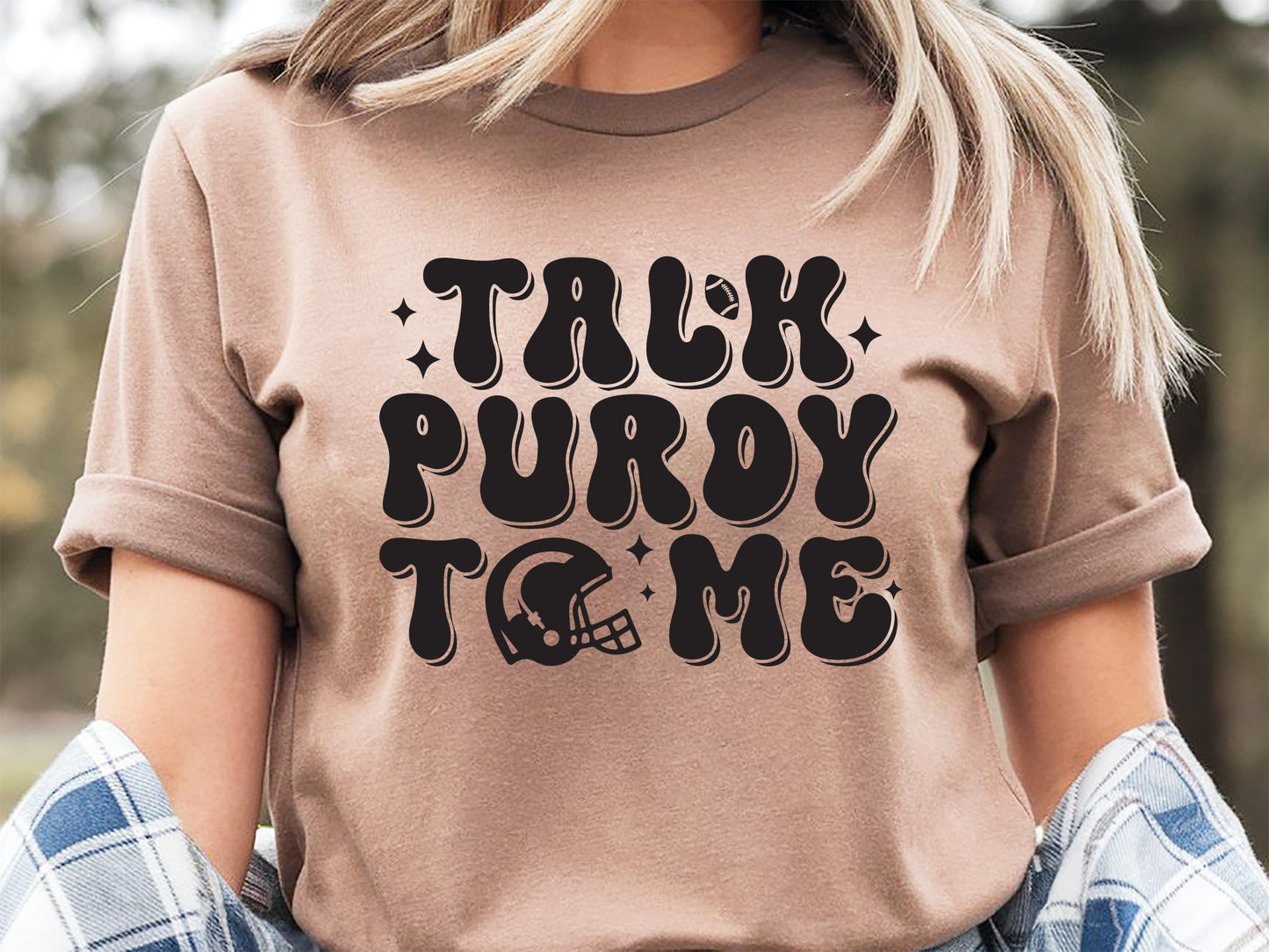 Talk Purdy To Me - Hand Drawn Retro Football SVG