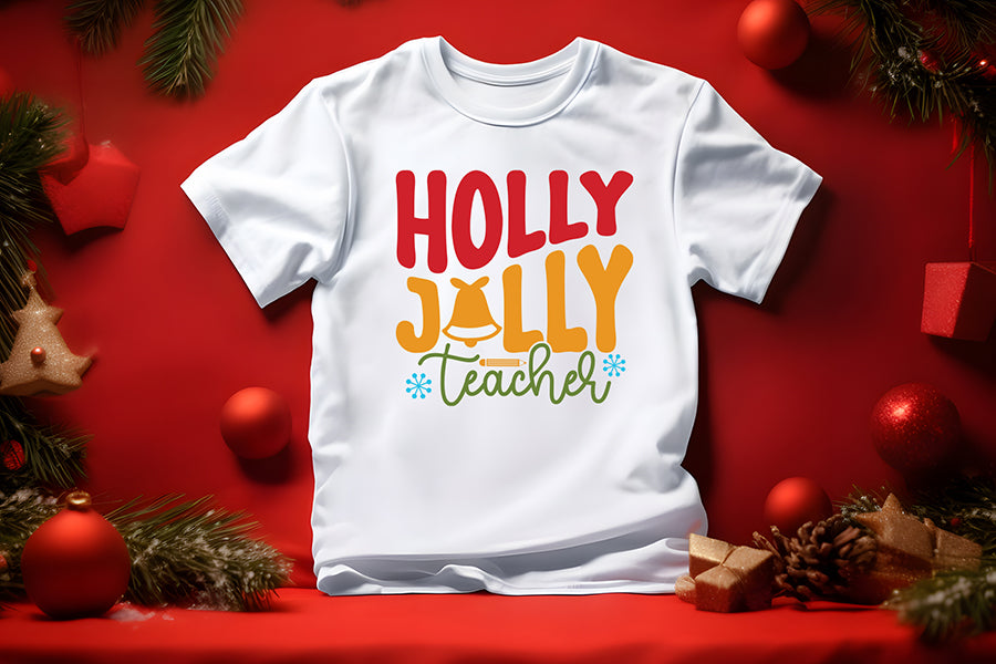 Teacher Christmas Shirt SVG Bundle