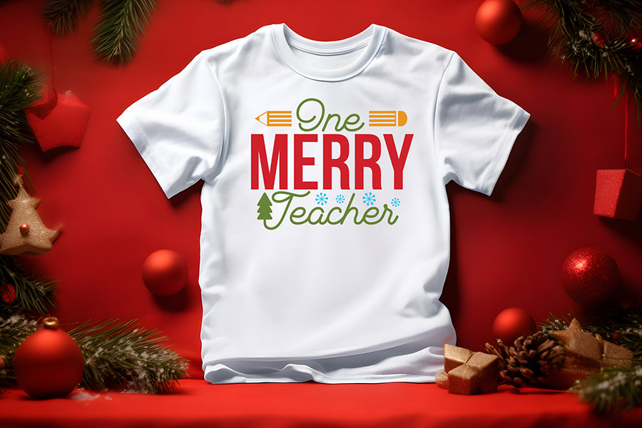 Teacher Christmas Shirt SVG Bundle