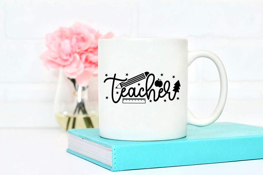 Teacher Christmas Shirt SVG Cut File