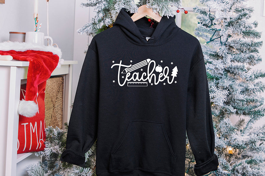 Teacher Christmas Shirt SVG Cut File