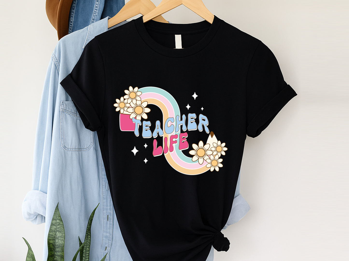Teacher Life Groovy Sublimation Transfer