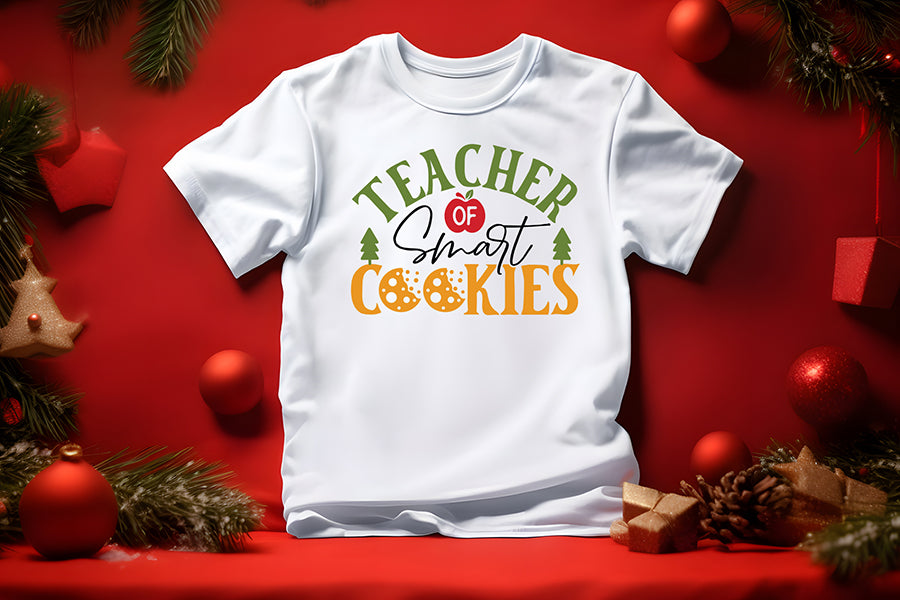 Teacher of Smart Cookies - Christmas Shirt SVG