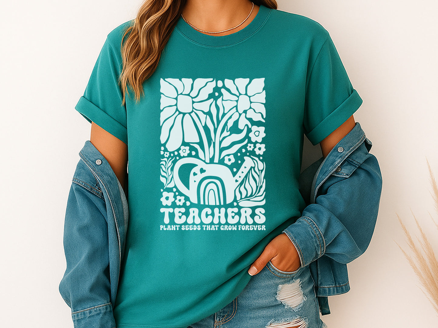 Teachers Plant Seeds That Grow Forever Flower SVG