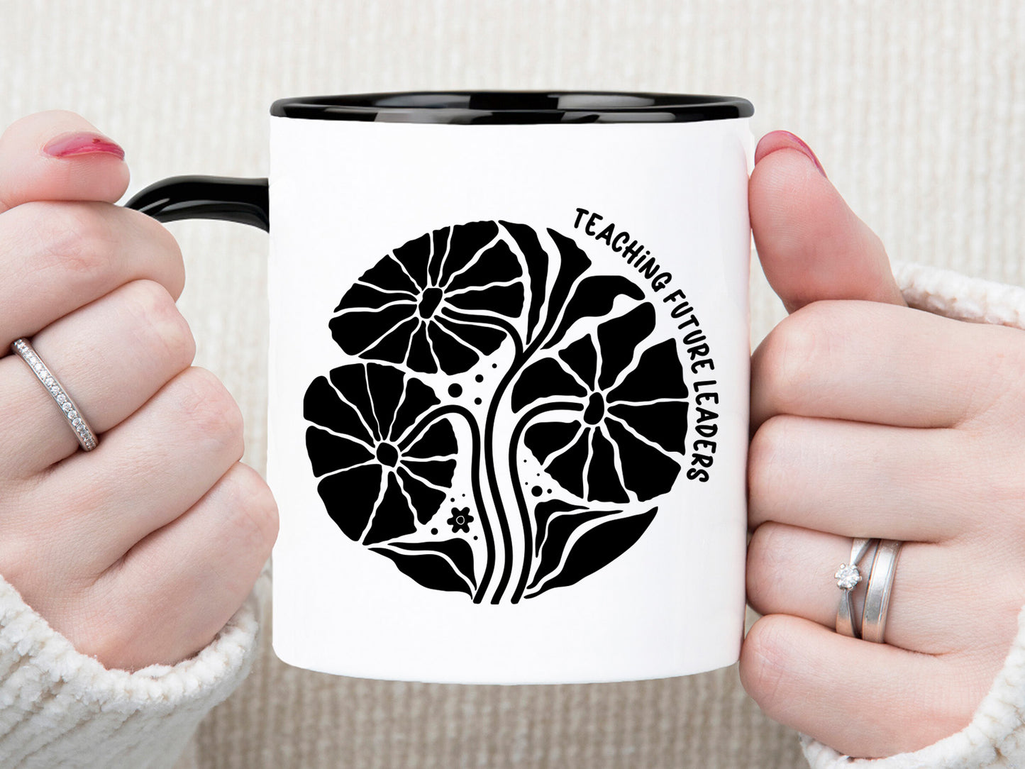 Teaching Future Leaders, Teacher Boho Floral SVG