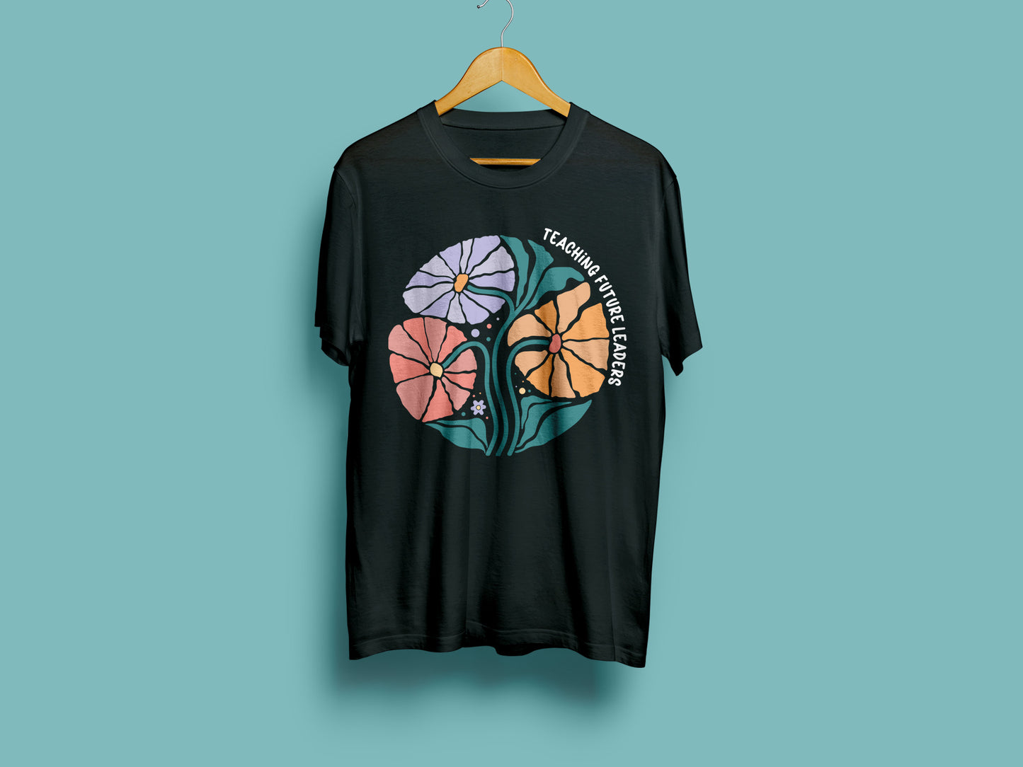 Teaching Future Leaders, Teacher Boho Floral SVG