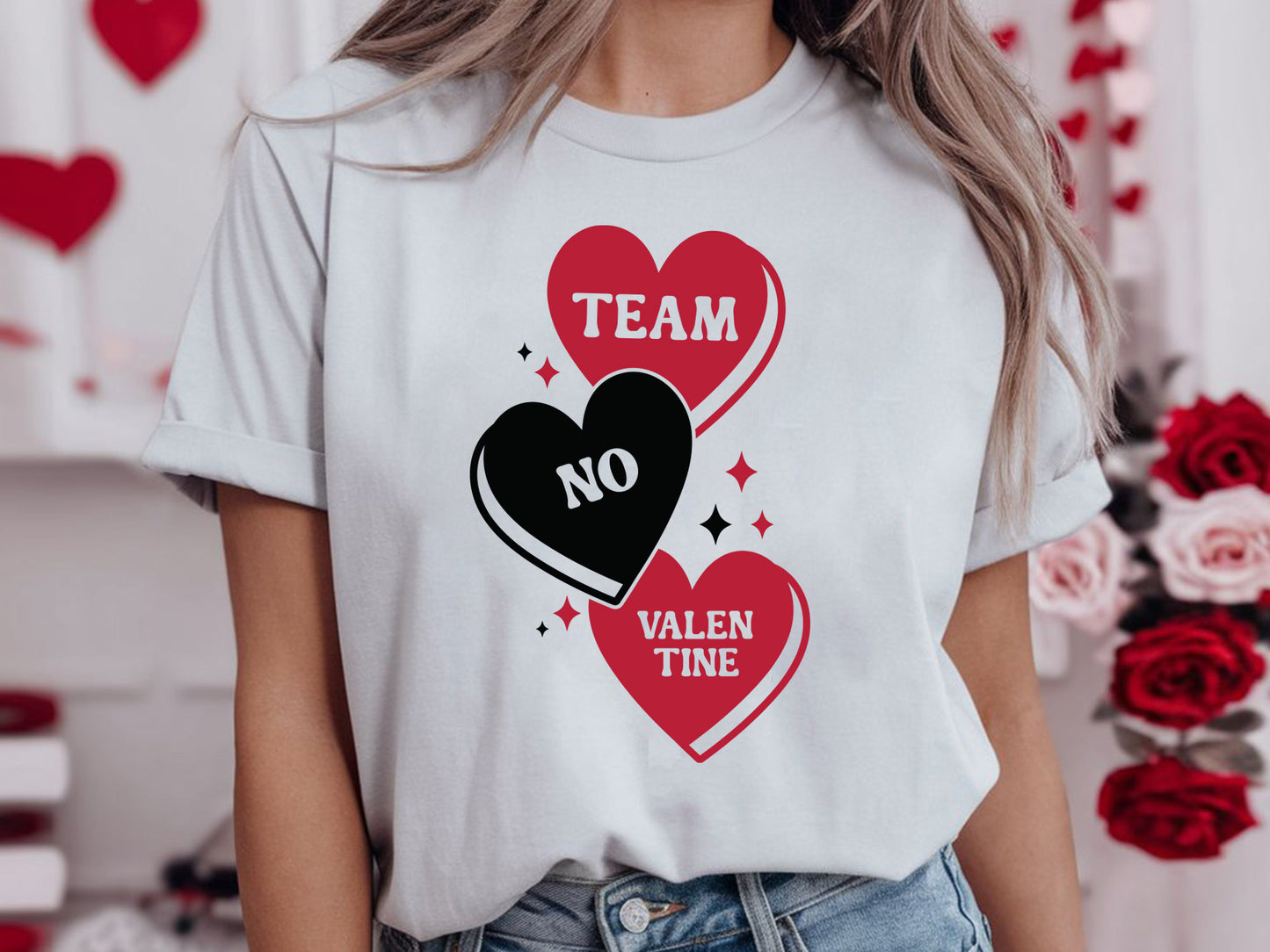 Team No Valentine, Anti Valentines Day SVG File