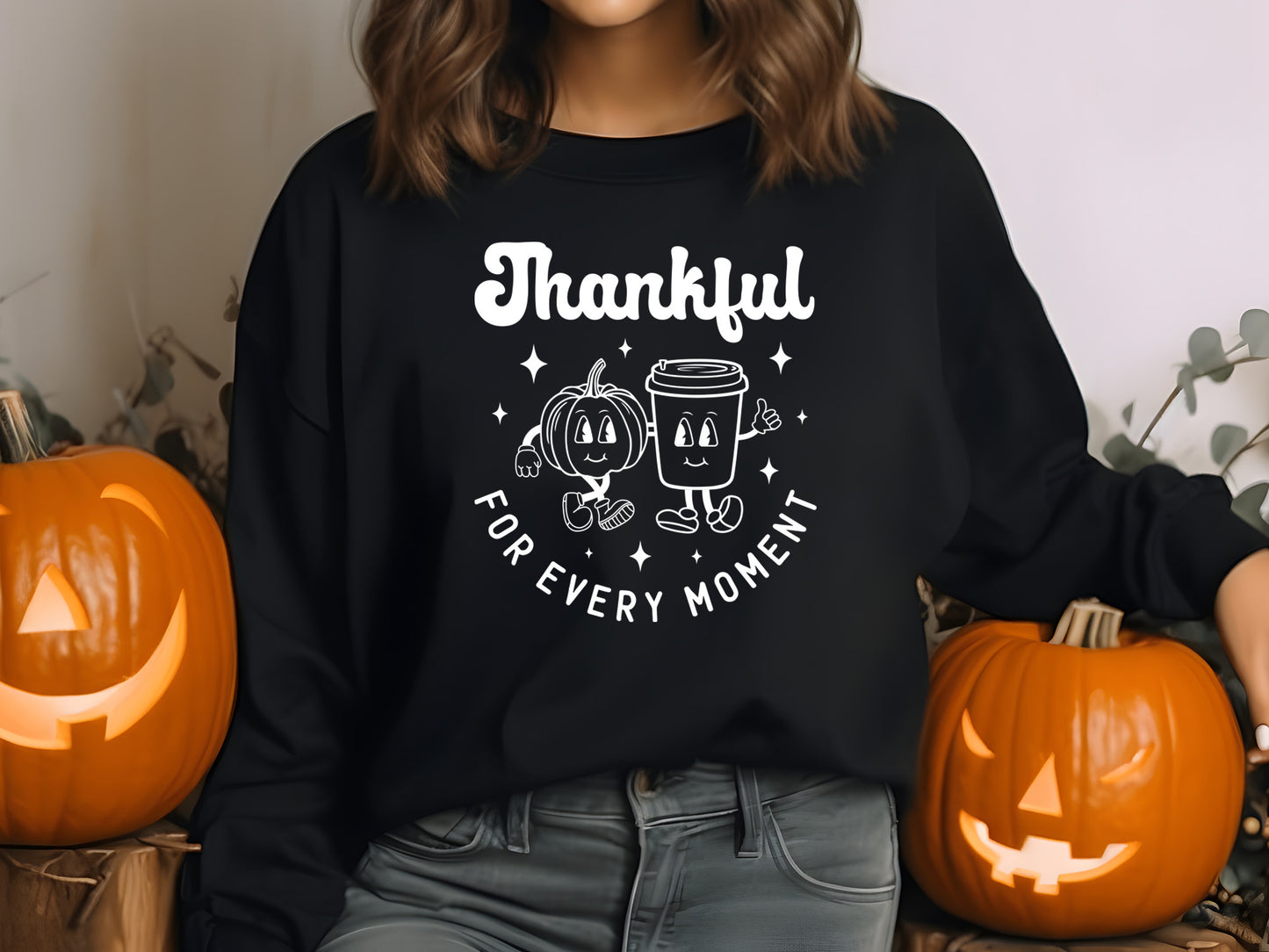 Thankful for Every Moment - Unique Thanksgiving SVG